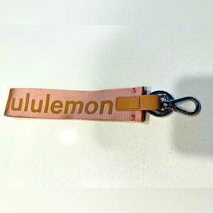 Lululemon keychain never used! PINK